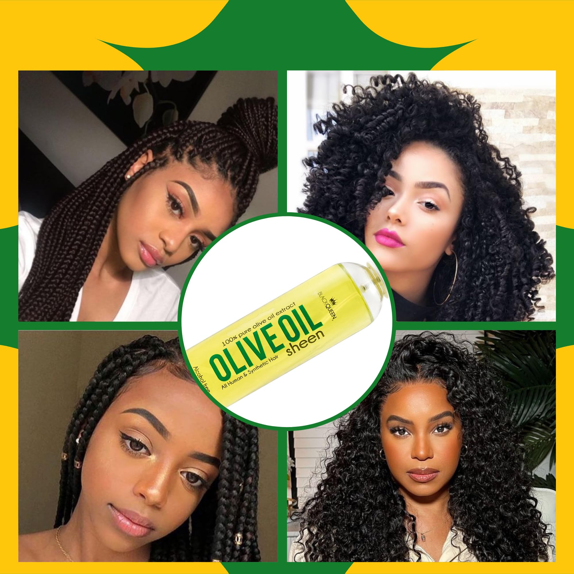 Amazon.com: Black Queen Olive Oil Sheen Spray for Locs, Dreadlocks